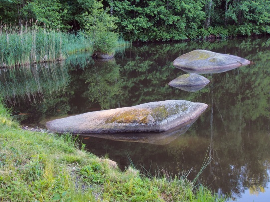 Kameny Šolcova rybníku