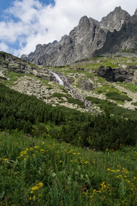 Bradavica a Velický vodopád