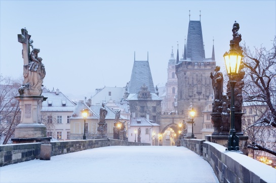 Zimní Praha