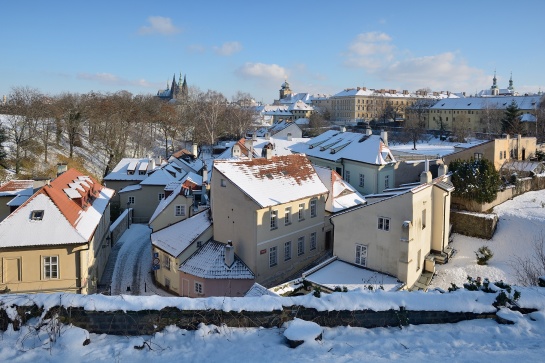 Zima na pražském Novém Světě