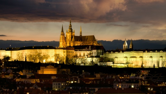 Hradčany v noci