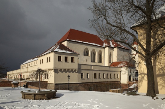Brno, Špilberk v zimě