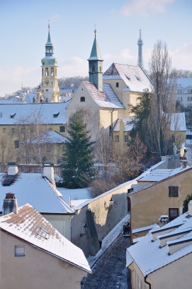 Zima na pražském Novém Světě