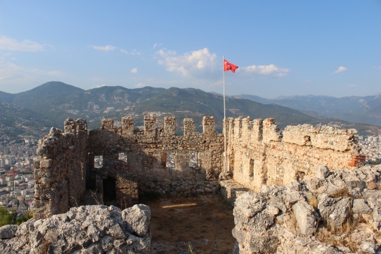 Pevnost nad městem Alanya