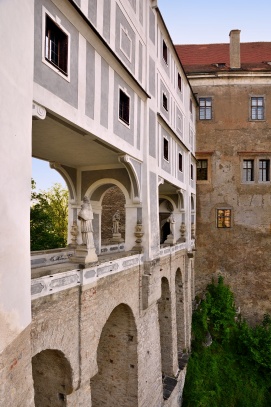 Český Krumlov, městská památková rezervace zapsaná na seznamu světového dědictví UNESCO