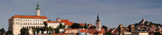 Mikulov - panorama města
