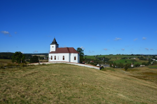 Kostel v obci Kalek