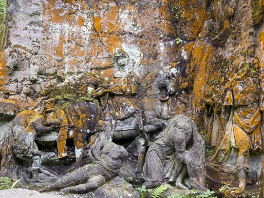 Klanění tří králů - detail
