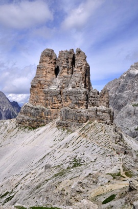 Dolomity - Torre di Toblin 2617 m n. m