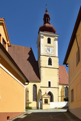 Trhové Sviny, kostel Nanebevzetí Panny Marie