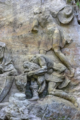 Braunův Betlém - Klanění pastýřů - detail