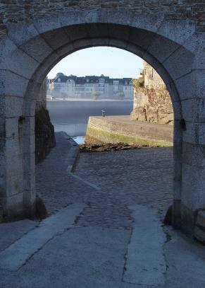 ranní přístav Concarneau Citadela