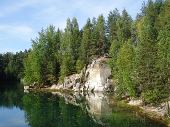 Adršpašské skály jezero