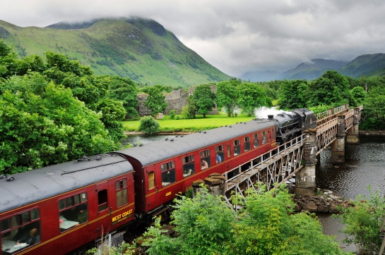 SKOTSKO - historický vlak