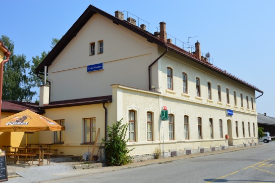 Český Krumlov, budova vlakového nádraží