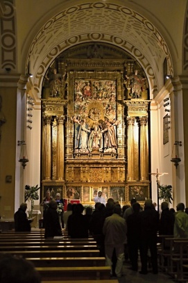 Interier kostela sv. Terezy v Avile