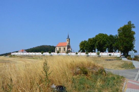 Křemže, místní hřbitov s kaplí