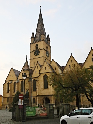 Evangelický kostel ve městě Sibiu