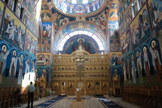 Interier pravoslavného kostela