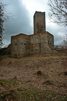 Zřícenina hradu Orlík u Humpolce