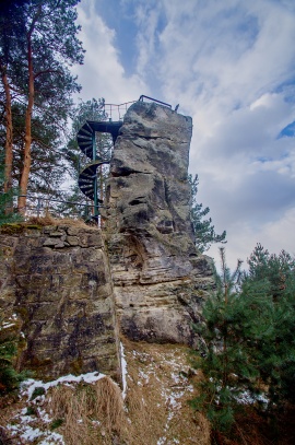 Skalní rozhledna Hlavatice - Turnov