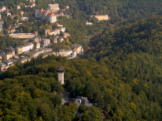 Karlovy Vary - rozhledna Diana