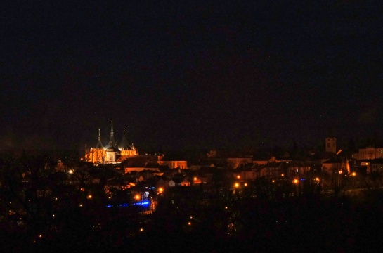 Kutná Hora s ohňostroji