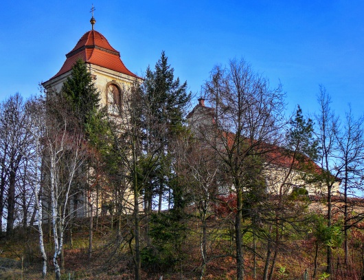 Vrbčany kostel sv. Václava