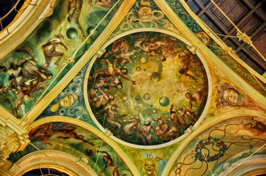 Mariánské Lázně Lázeňská kolonáda malba