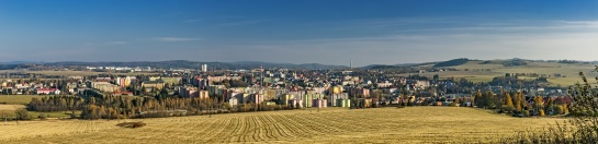 Panorama města Bruntál