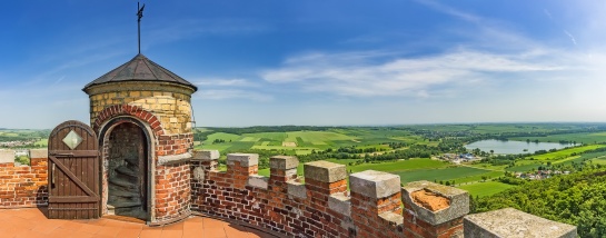 Panoramaticky pohled z rozhledny Cvilín