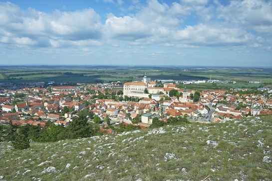 Pohled na město Mikulov