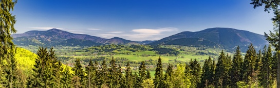 Panorama z Beskyd