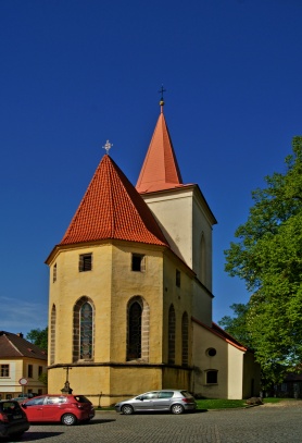 Jílové u Prahy kostel sv. Vojtěcha