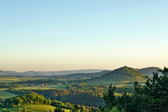 Kraj okolo Dubé z Vysokého vrchu - Starý Berštejn