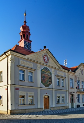 Brandýs nad Labem Masarykovo náměstí - radnice