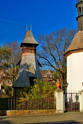 Mělník dřevěná zvonice