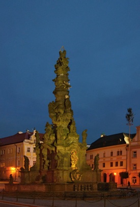 Chrudim sloup Proměnění Páně