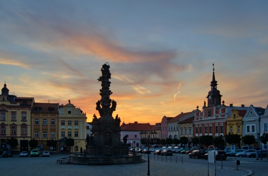 Chrudim sloup Proměnění Páně