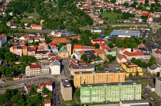 Centrum města - Jirkov 