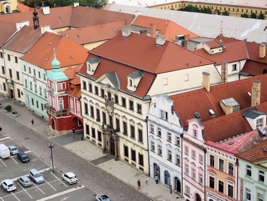 Hradec Králové pohled z Bílé věže
