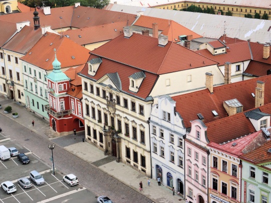 Hradec Králové pohled z Bílé věže