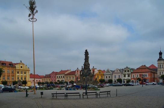 Chrudim sloup Proměnění Páně