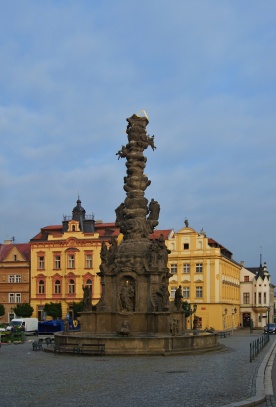 Chrudim sloup Proměnění Páně