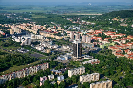 Pohled na centrum města - Most