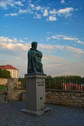 Litoměřice busta K.H. Máchy
