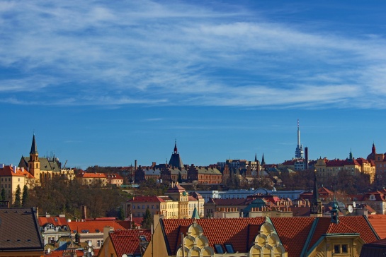 Praha pohled na město