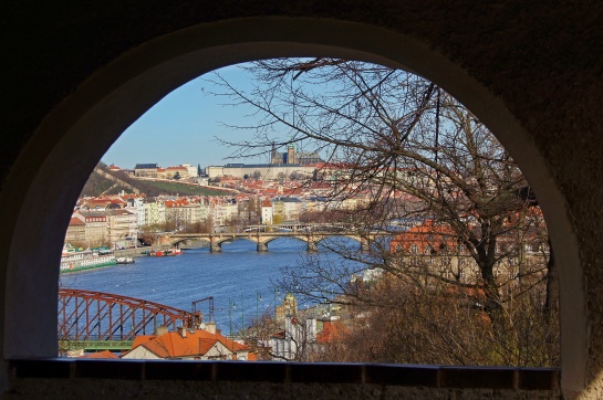Praha pohled z Vyšehradu