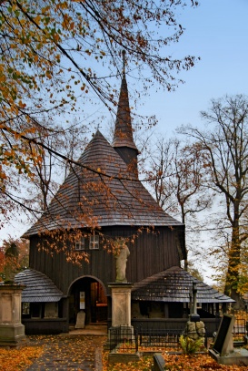 Broumov, dřevěný hřbitovní kostel Panny Marie