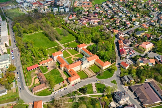zámek Hořovice - letecký snímek